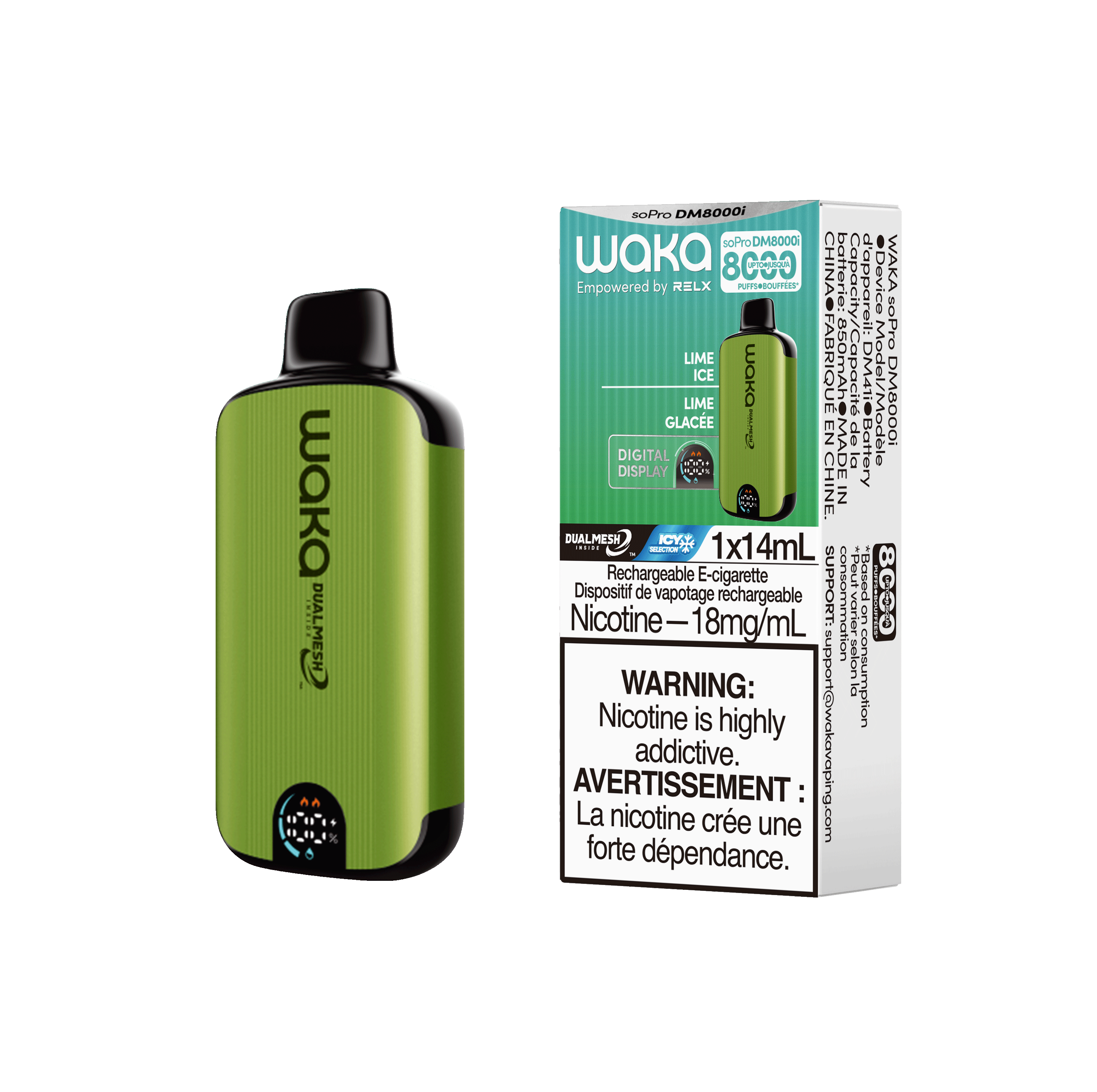 Waka Dm8000i Lime Ice