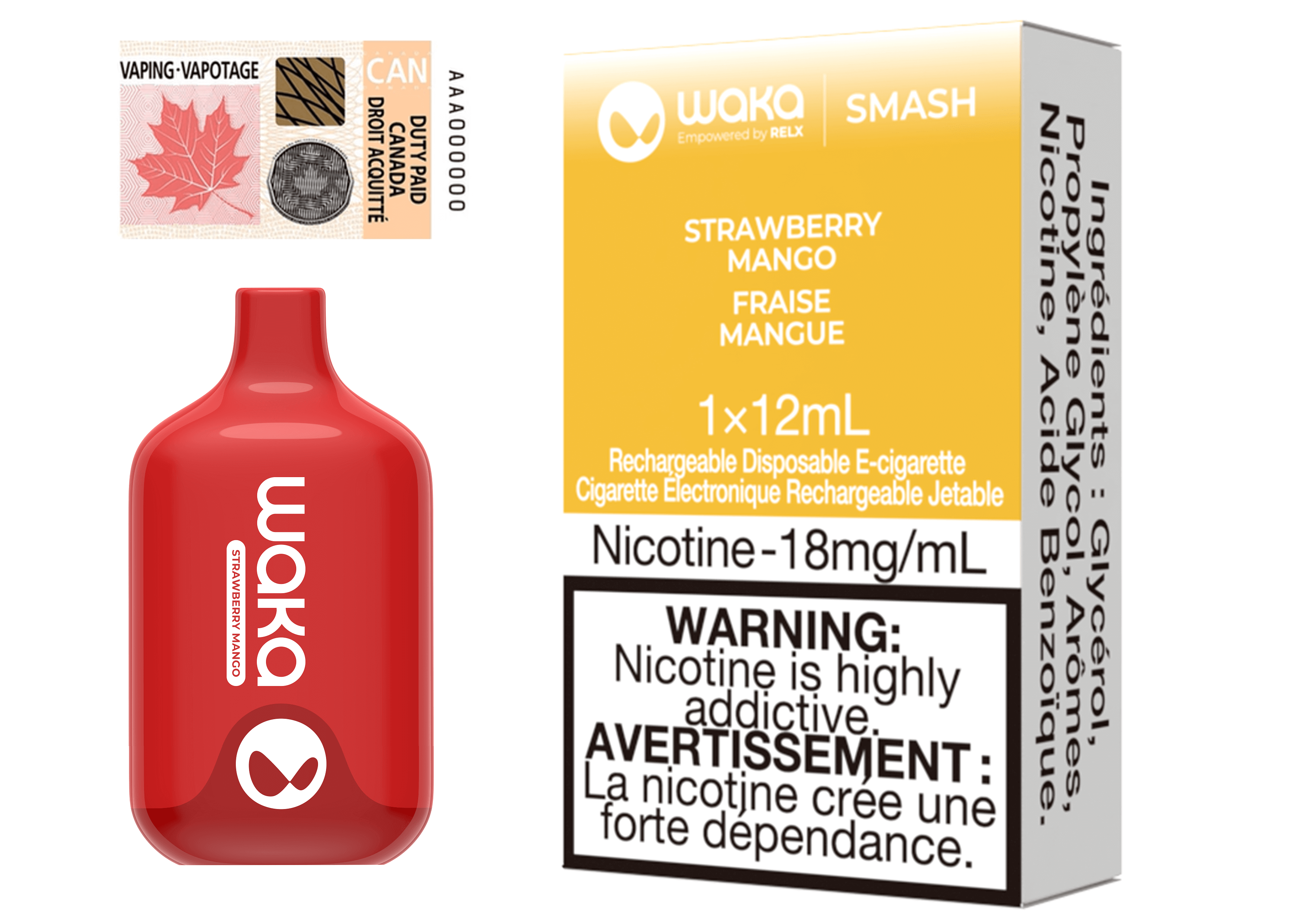 Waka Smash - Strawberry Mango