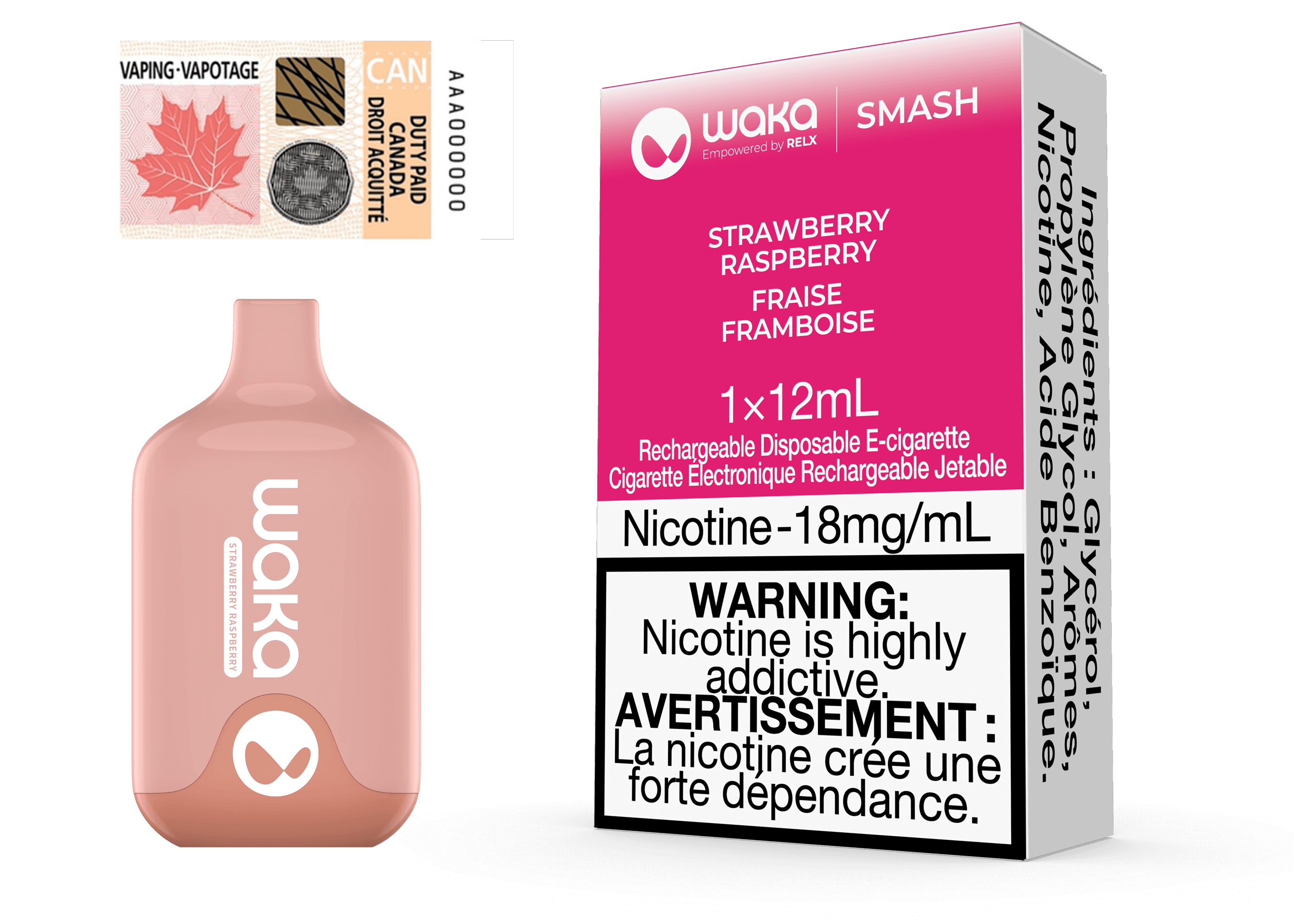 Waka Smash - Strawberry Rasberry