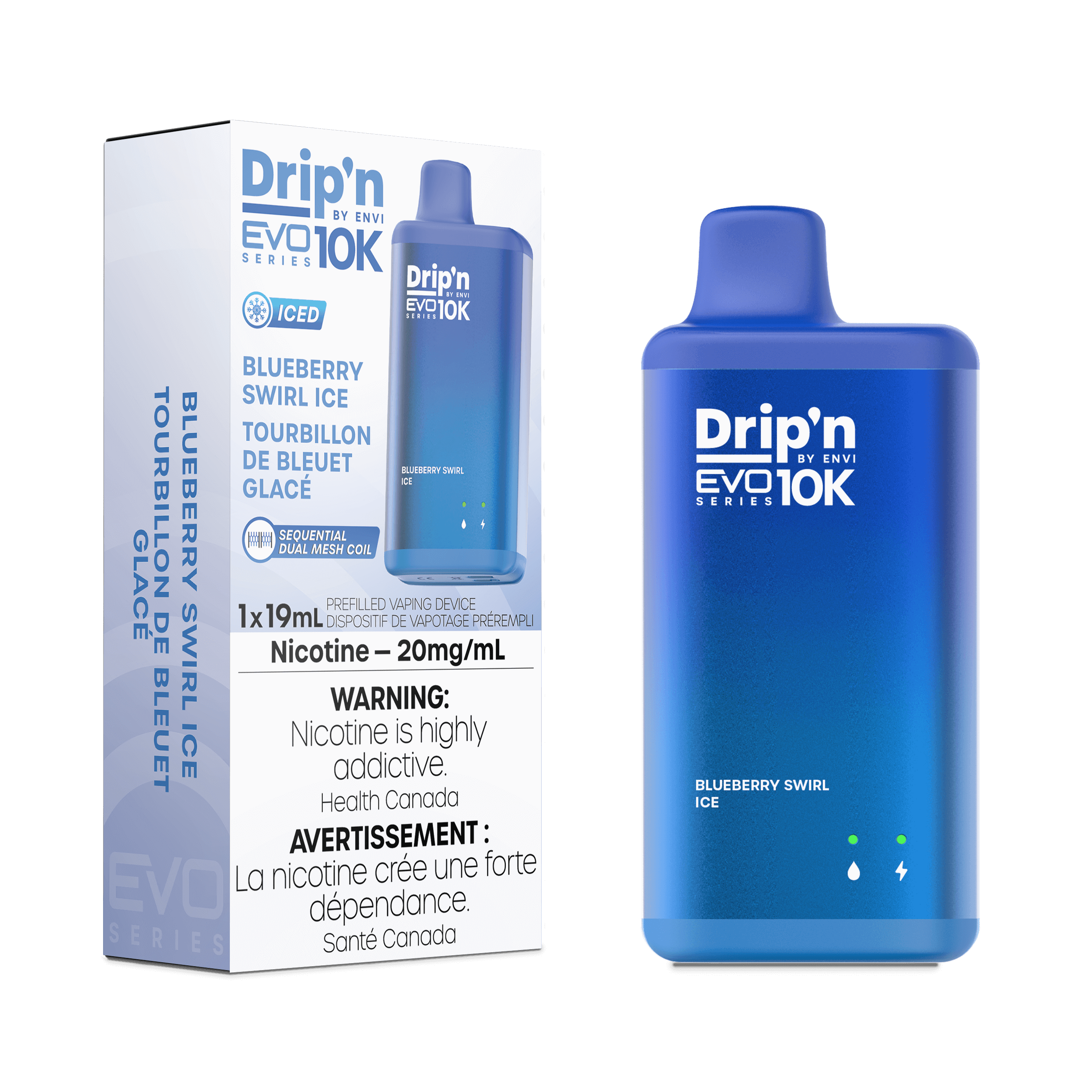 Drip'n EVO 10K - Blueberry Swirl Ice