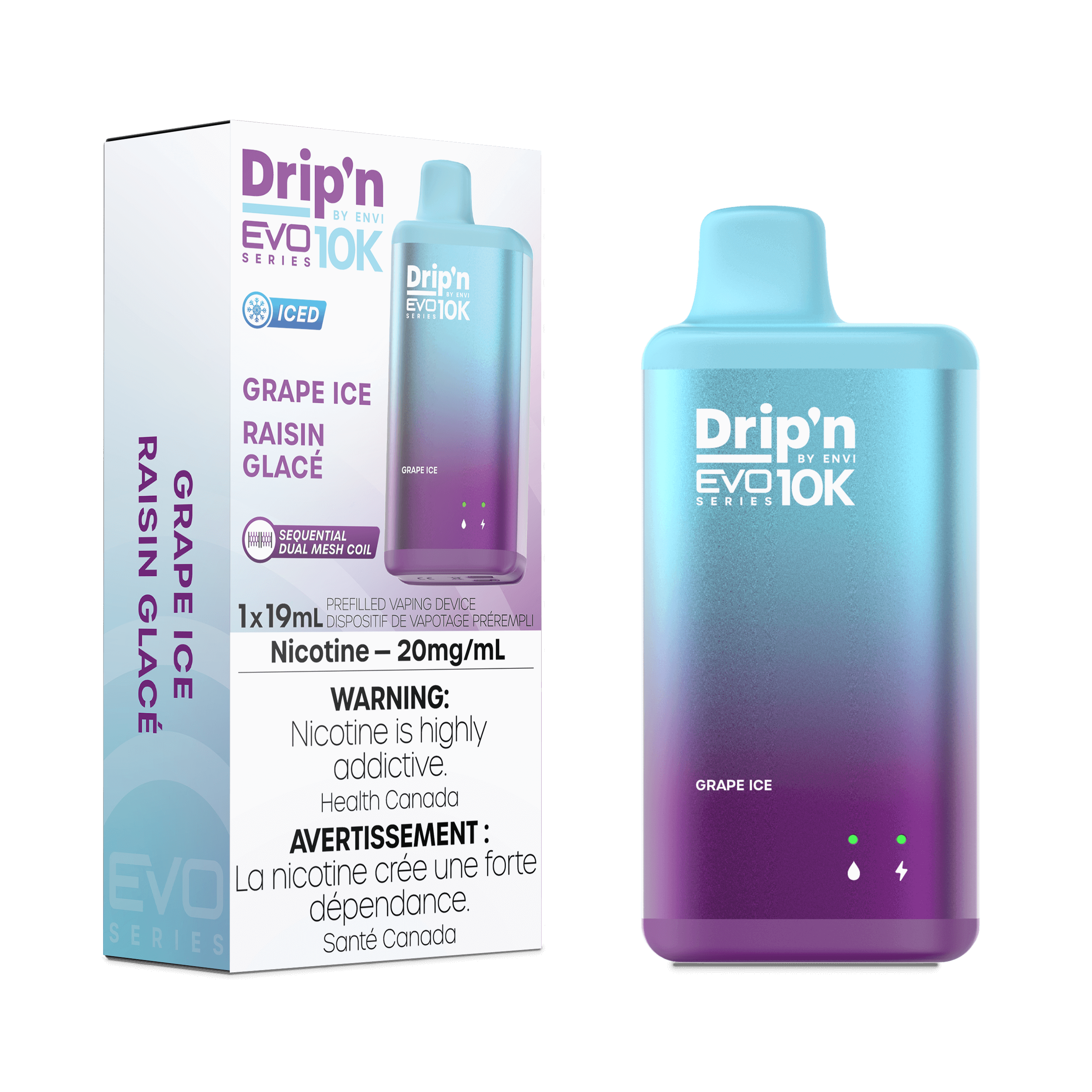 Drip'n EVO 10K - Grape Ice