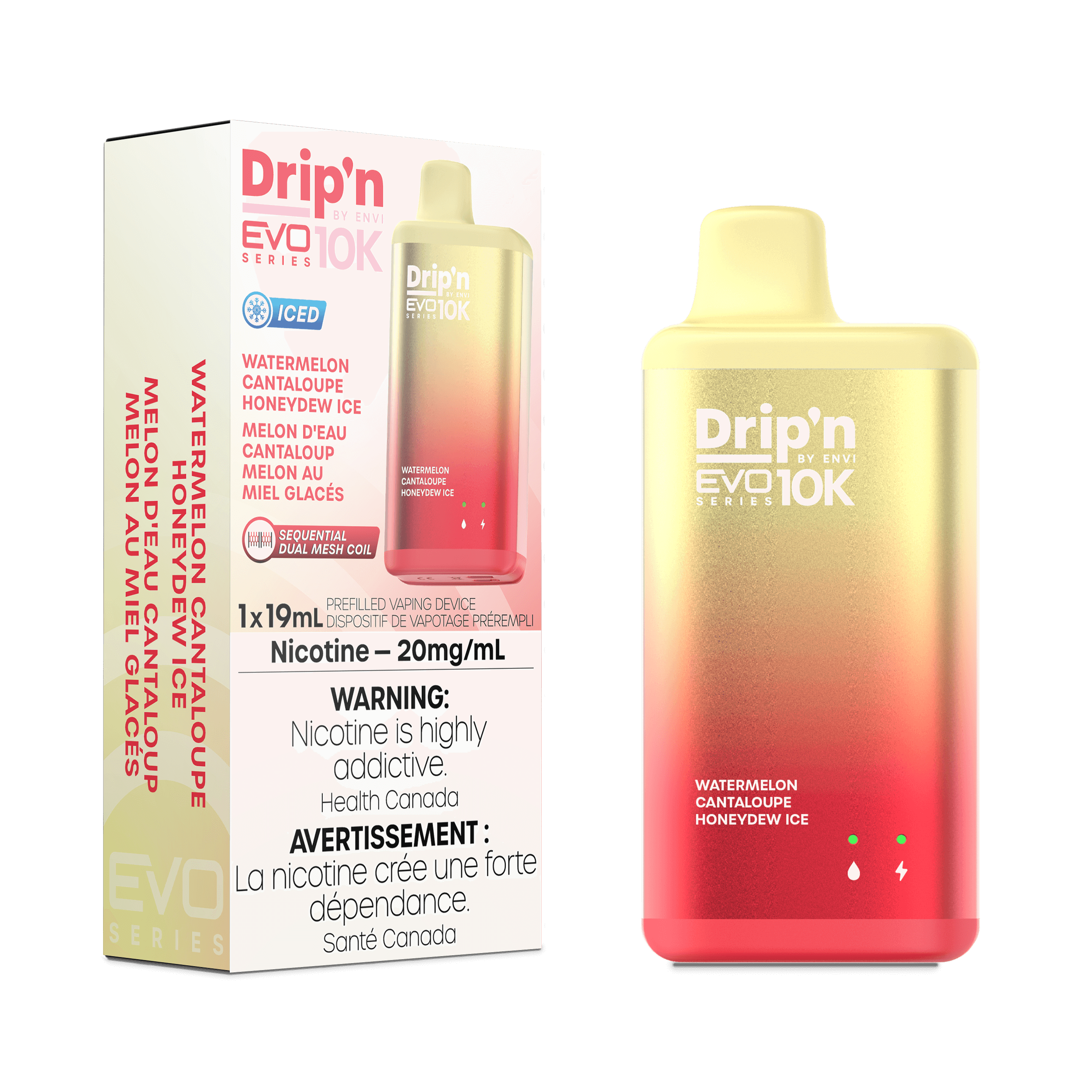 Drip'n 10K - Watermelon Cantaloupe Honeydew Ice
