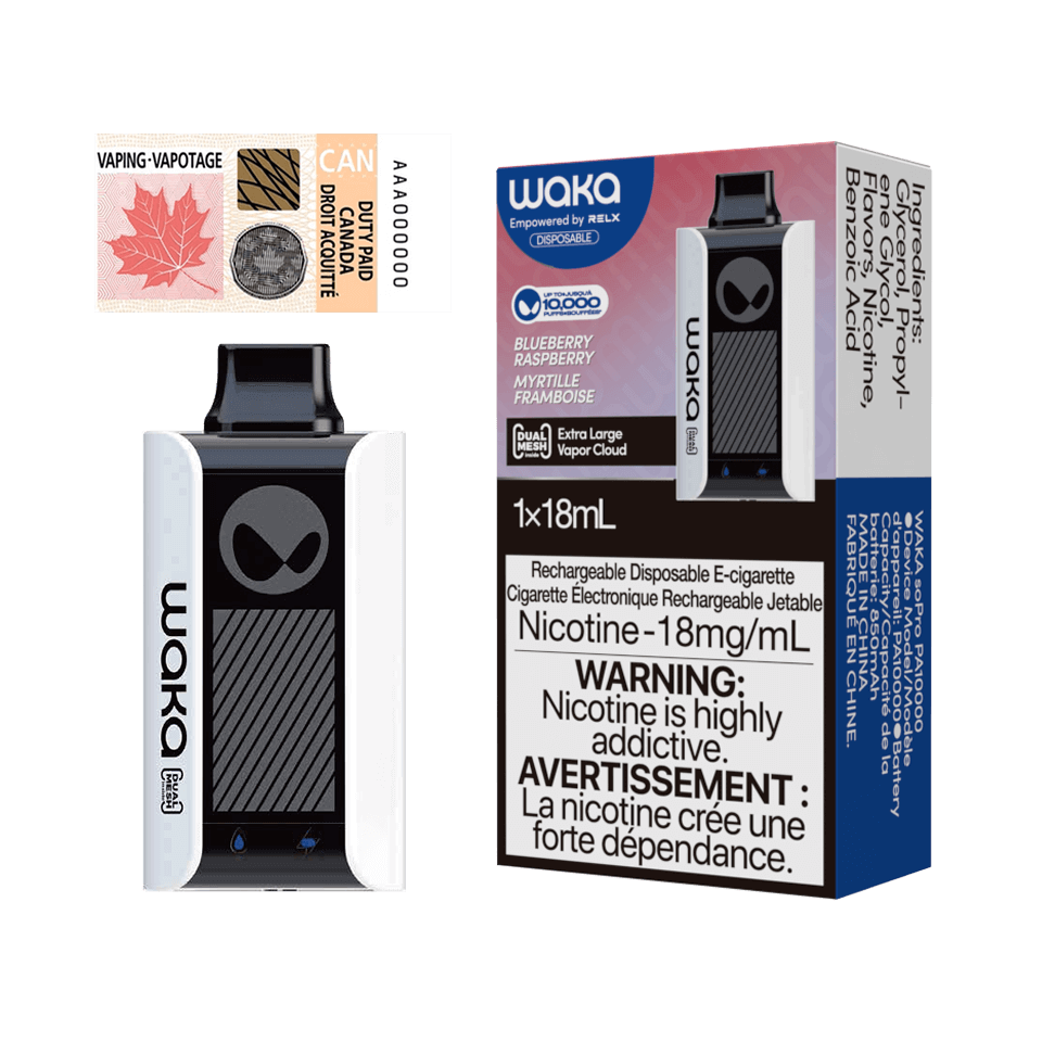 WAKA PA10000 - Blueberry Raspberry 18ml