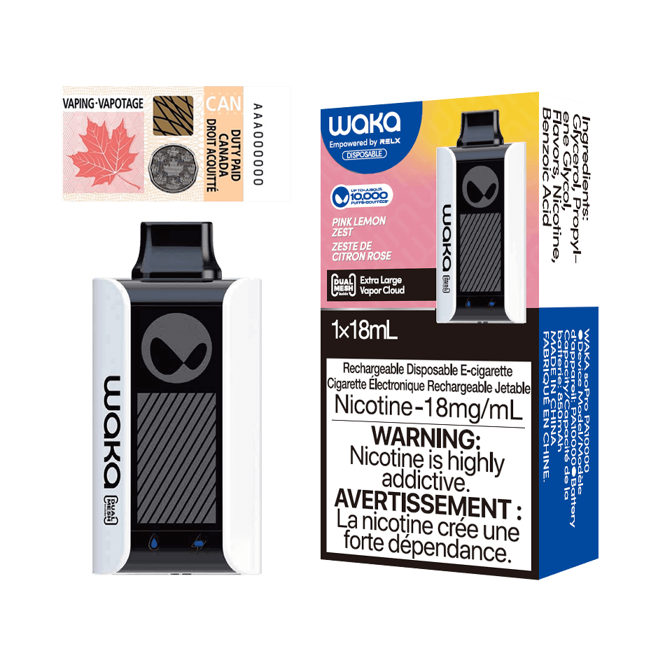 WAKA PA10000 - Pink Lemon Zest 18ML