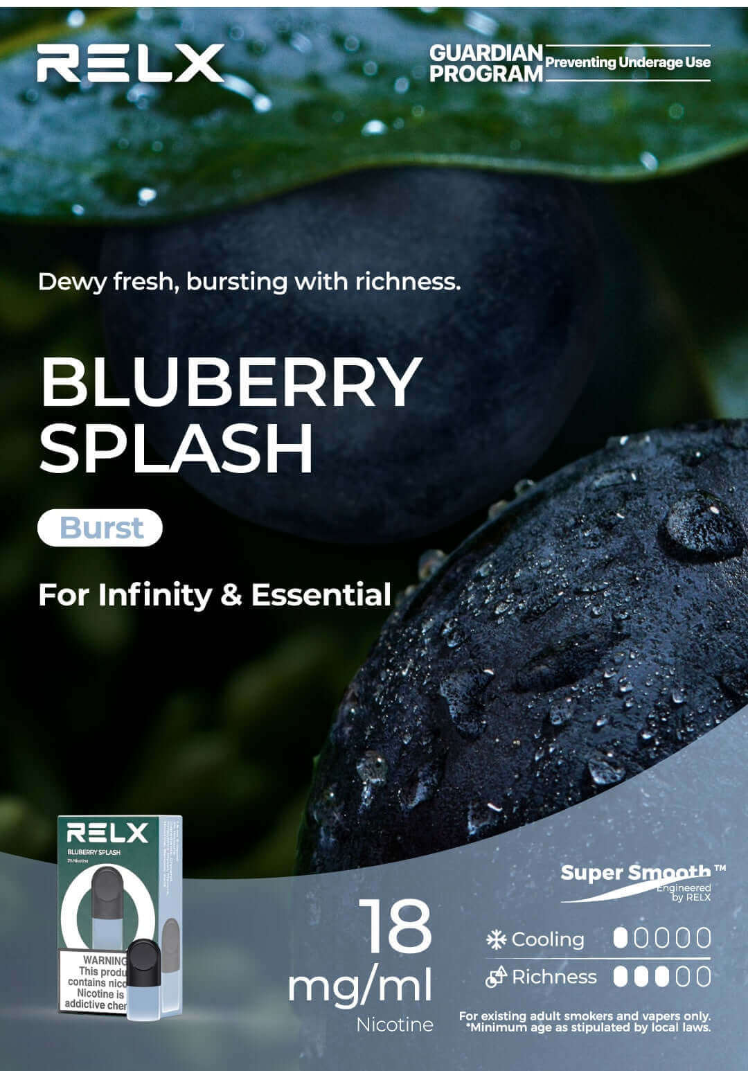 RELX Pods Pro - Blue Gems (2 Pack)