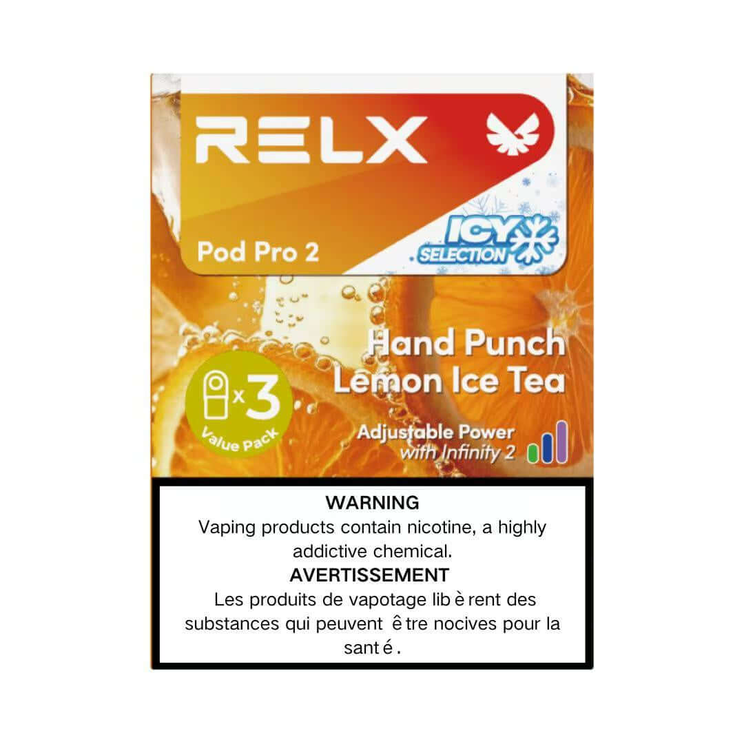 RELX Pod Pro 2 - Hand Punch Lemon Ice Tea (3 pods) RELX Pod Pro 2 - Hand Punch Lemon Ice Tea (3 pods)