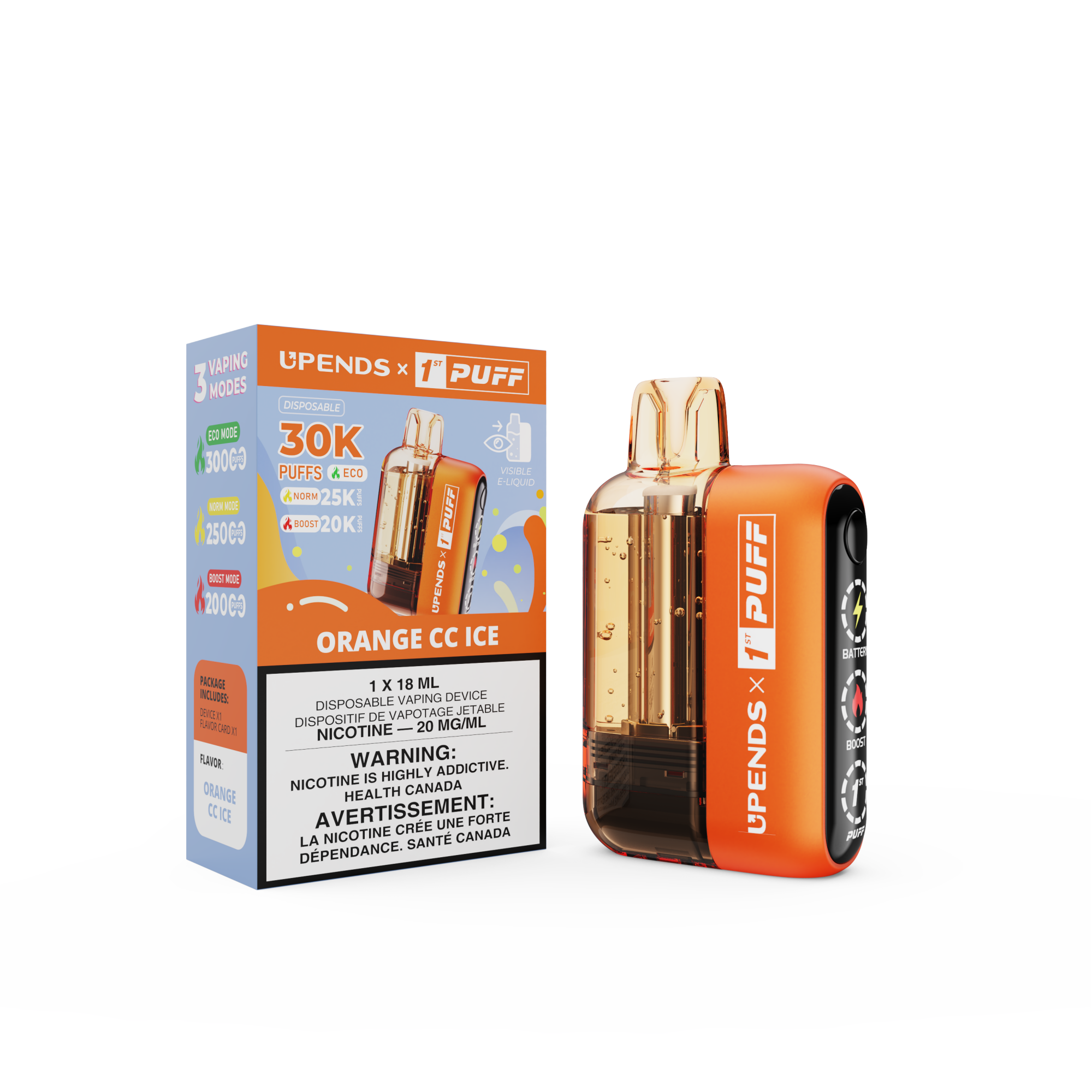 1st Puff - Orange CC Ice