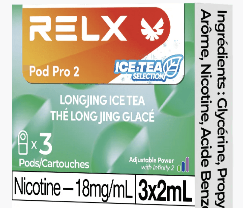 Relx Pod Pro 2-Longjing ice tea(3 pods) Relx Pod Pro 2-Longjing ice tea(3 pods)