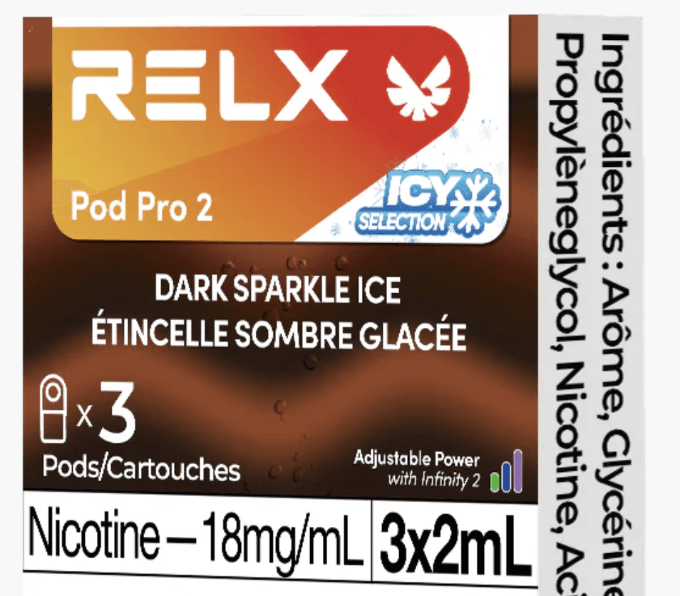 Relx Pod pro 2-Dark Sparkle(3 pods)