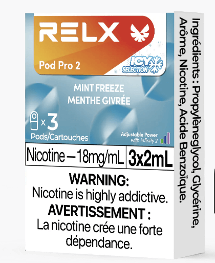 Relx Pod Pro 2-Mint freeze(3 pods) 18mg-excise