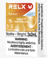 Relx Pod pro 2-mango ice(3 pods) 18mg-excise