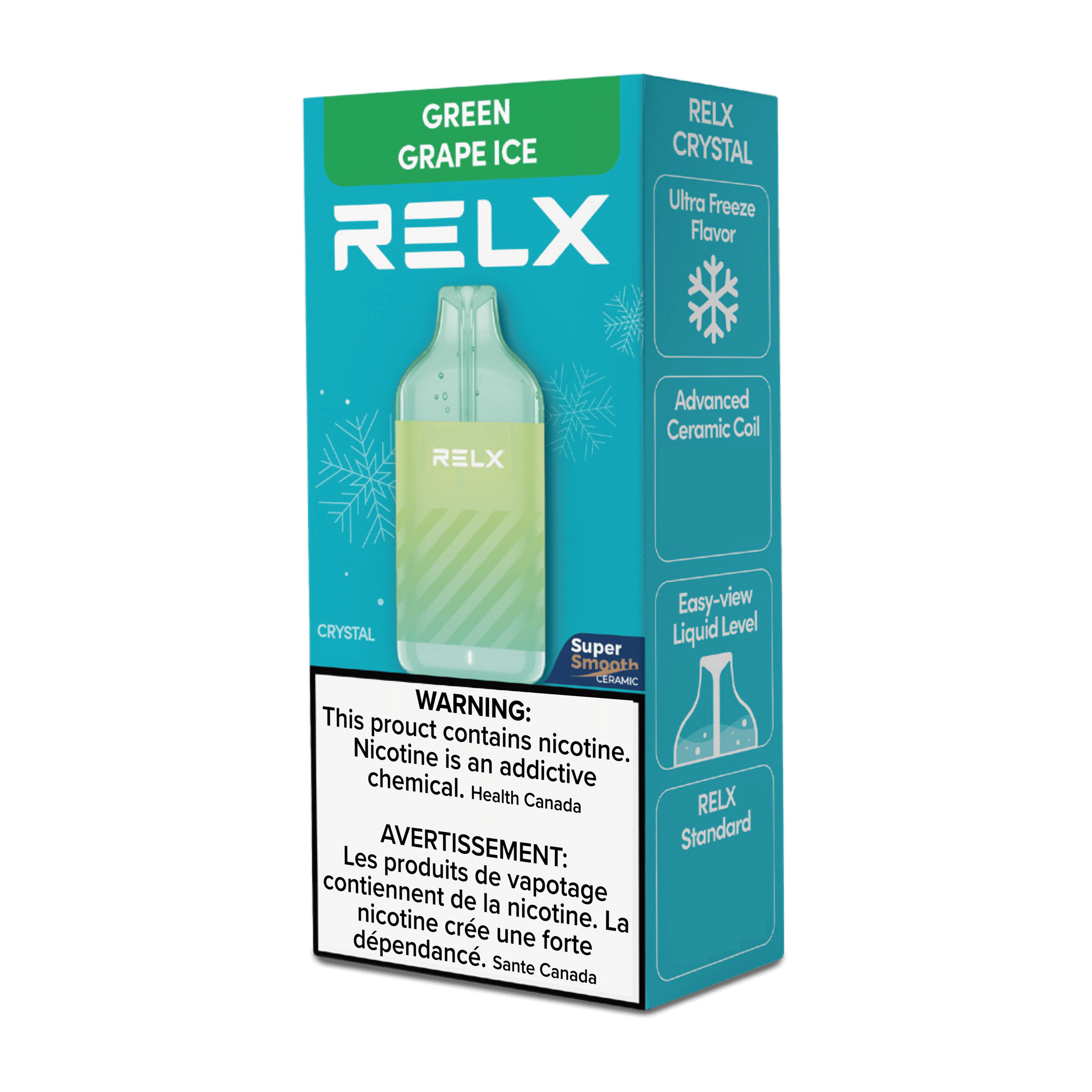 RELX Crystal - Green Grape Ice