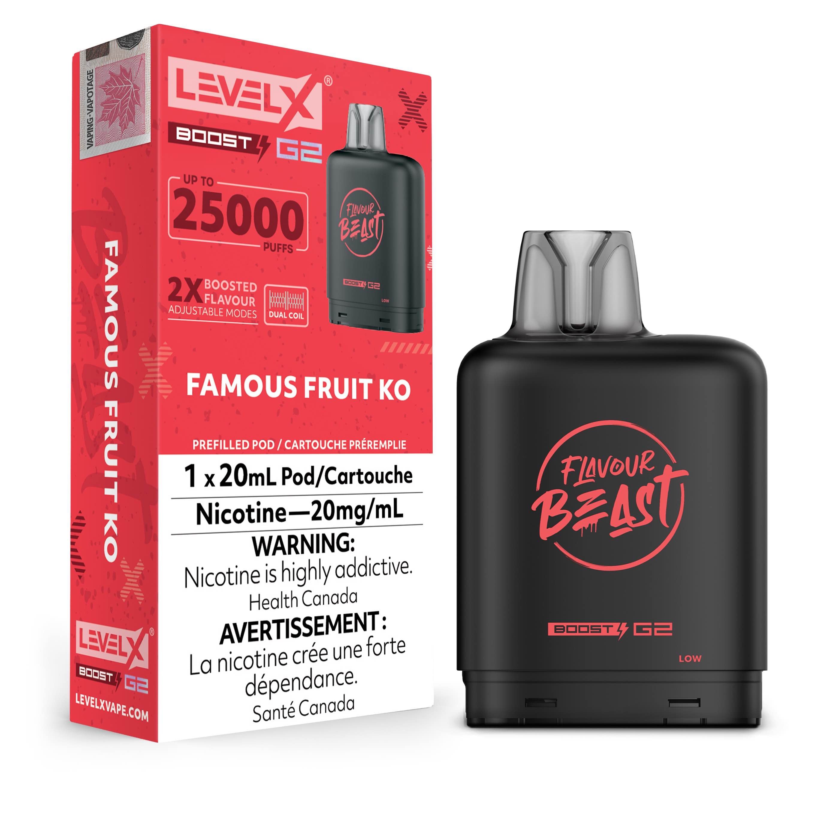 Level X Boost Pod - Flavour Beast - Famous Fruit KO [Ontario]