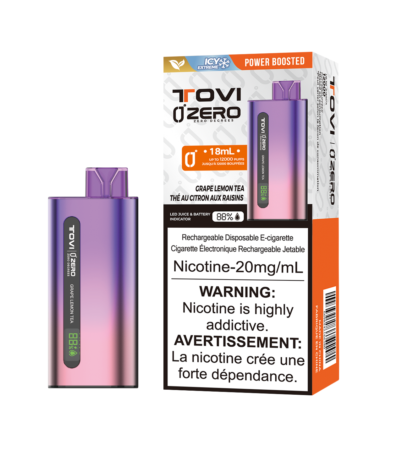 Zero Degrees SA7500 - Grape Lemon Tea