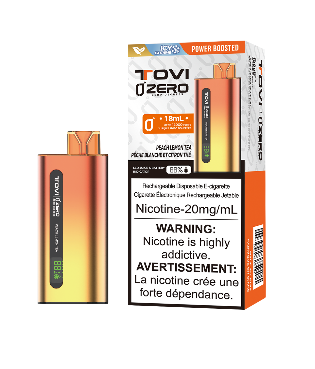 Zero Degrees SA7500 - Peach Lemon Tea