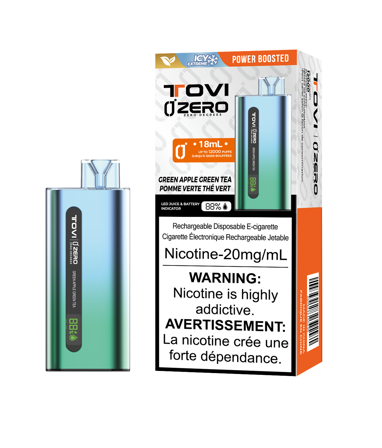 Zero Degrees SA7500 - Green Apple Green Tea