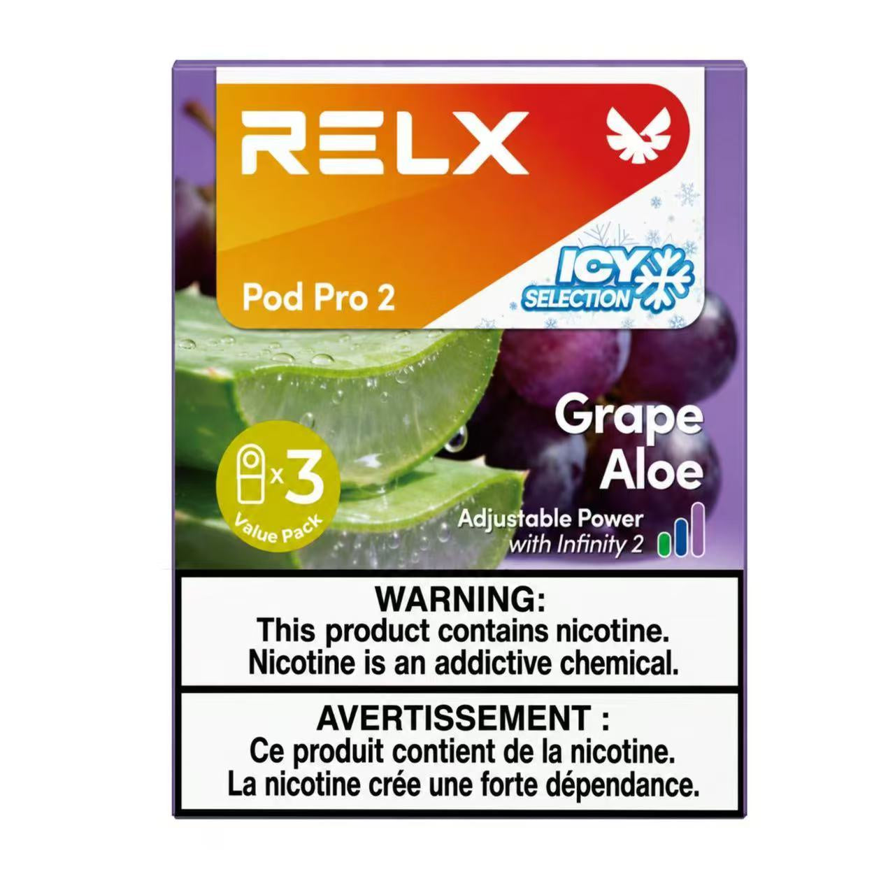 relx pod grapes Pro 2 Colour:Lavender salts UWell Caliburn G4 Pro