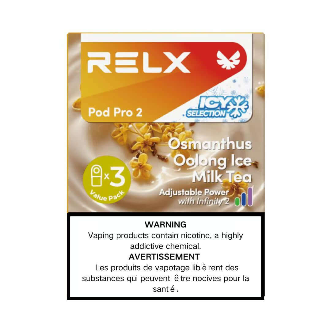 RELX Pod Pro 2 -  Osmanthus Oolong Ice Milk Tea (3 pods)