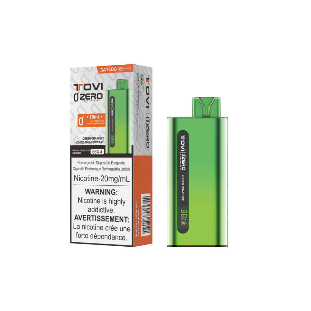 Zero Degrees SA7500 - Green Grape Ice | Fismoke.com Zero Degrees SA7500 - Green Grape Ice | Fismoke.com