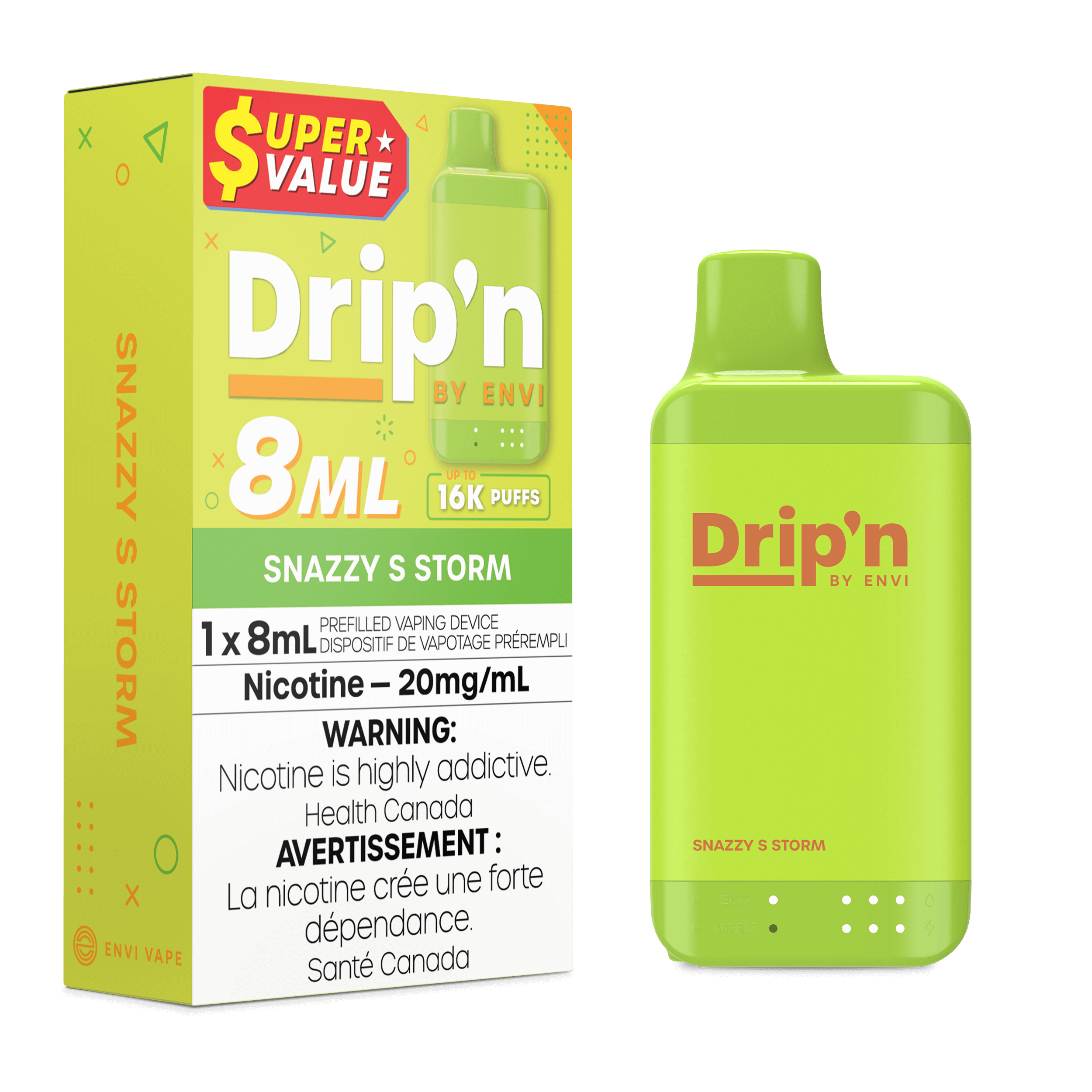 Drip'n by Envi 8ML - Snazzy S Storm