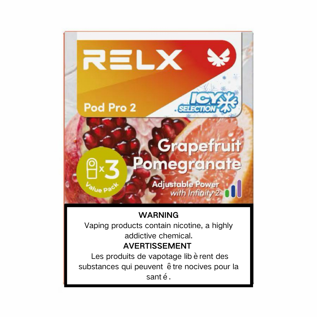 RELX Pod Pro 2 -  Grapefruit Pomegranate (3 pods)
