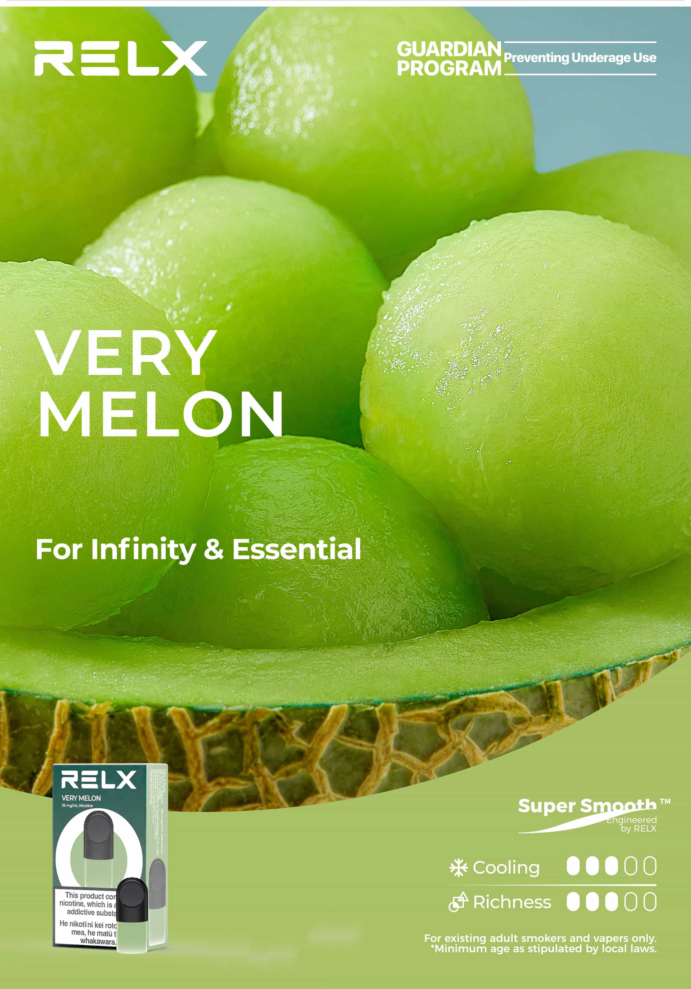 RELX Pods Pro - Green Melon | Fismoke.com RELX Pods Pro - Green Melon | Fismoke.com