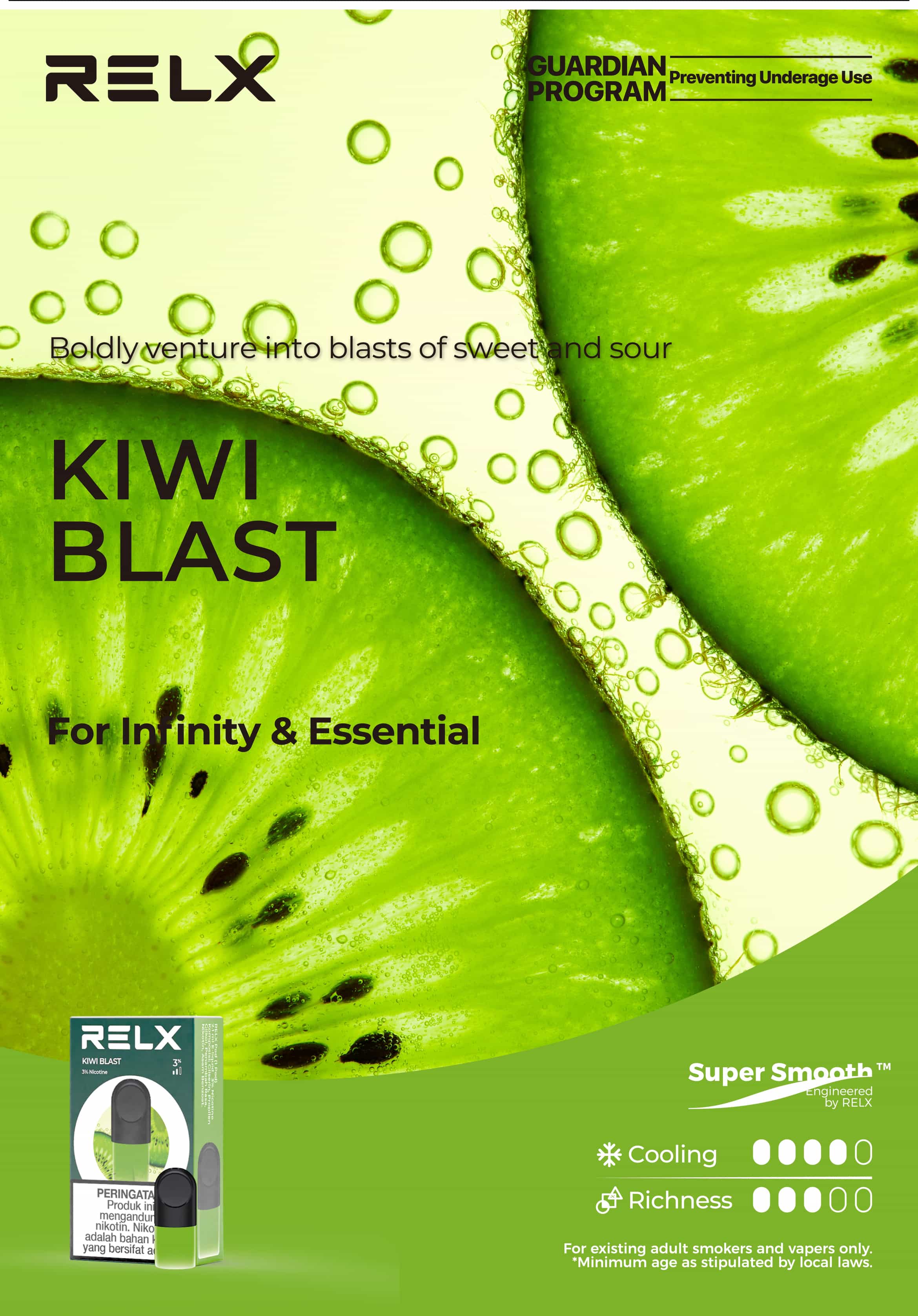 RELX Pods Pro - Kiwi Blast | Fismoke.com RELX Pods Pro - Kiwi Blast | Fismoke.com