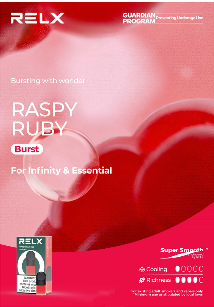 RELX Pods Pro - Raspy Ruby