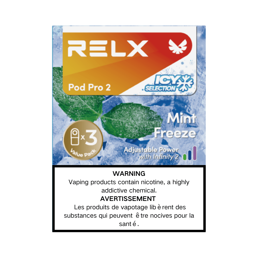 RELX Pod Pro 2 - Mint freeze+ (3 pods)