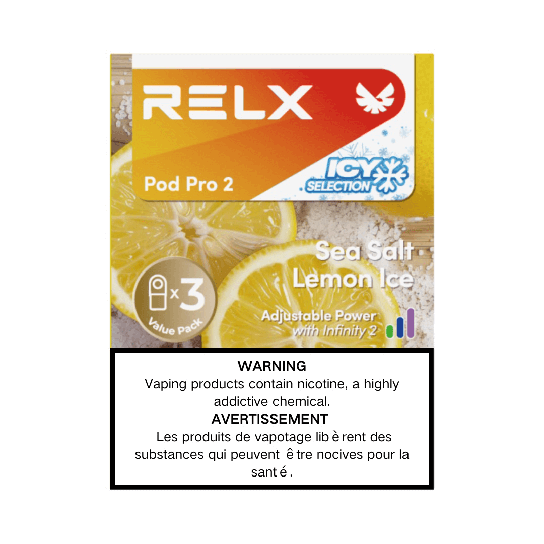 RELX Pods Pro 2 - Sea Salt Lemon Ice(3Pods)