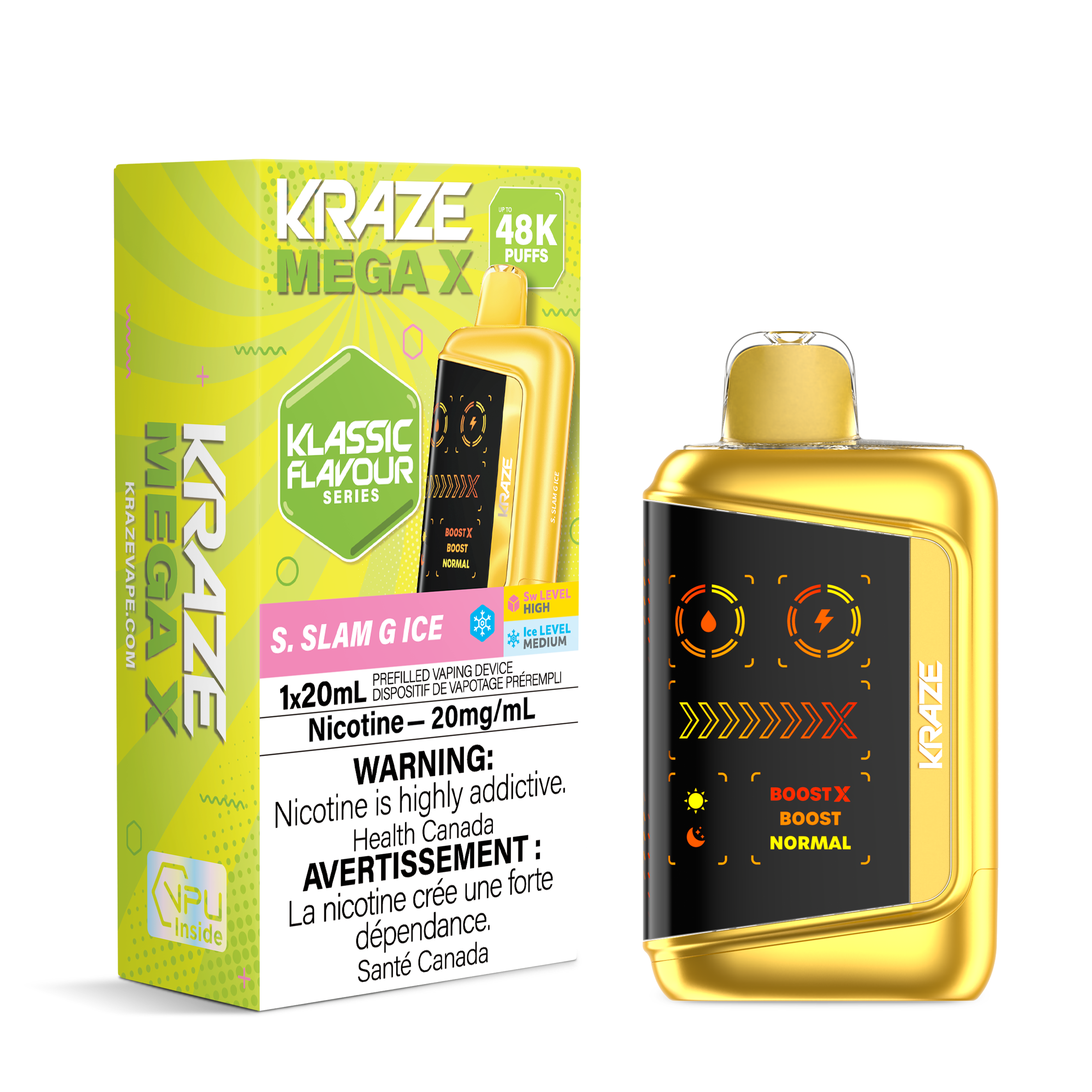 Kraze Mega X Classic - S.Slam G Ice