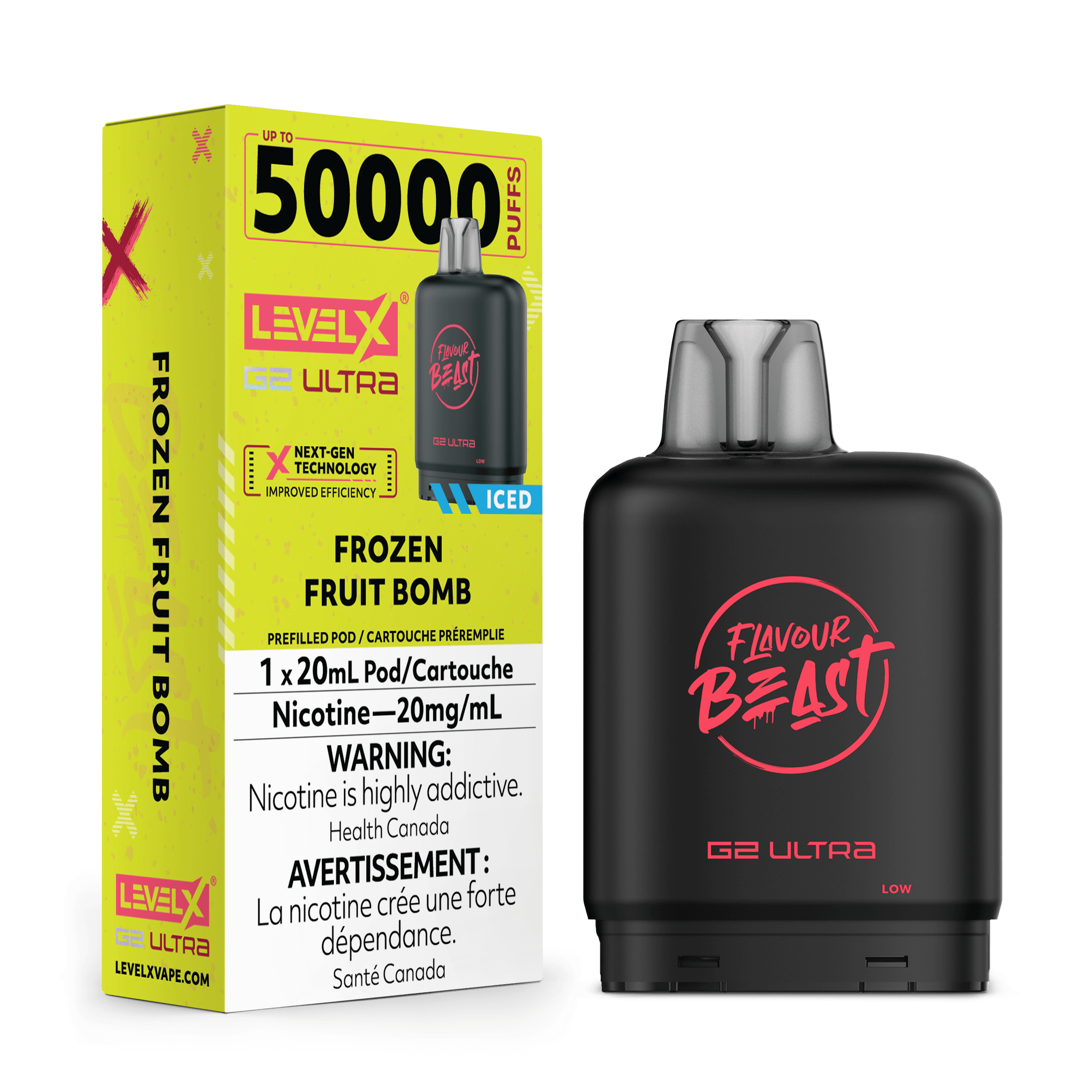 Level X G2 Ultra Pod 20ml - Flavour Beast - Frozen Fruit Bomb