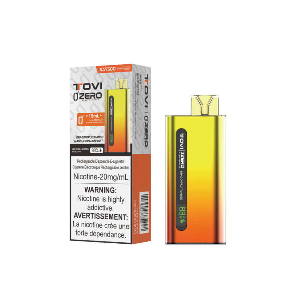 zero electronic cigarette Dragon 16K Nicotine Zero Degrees SA7500 - Dragonfruit