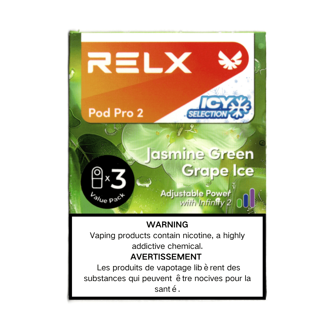 RELX Pod Pro 2 - Jasmine Green Grape Ice (3 pods) RELX Pod Pro 2 - Jasmine Green Grape Ice (3 pods)