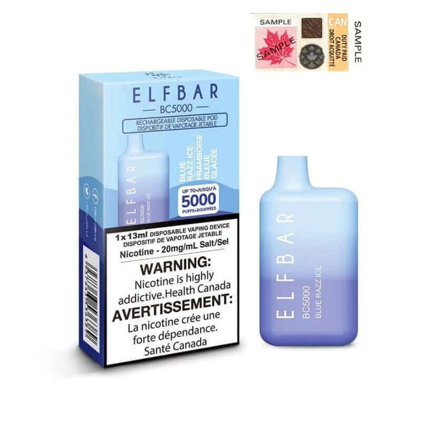 Elf Bar Bc5000 - Blue Razz Ice