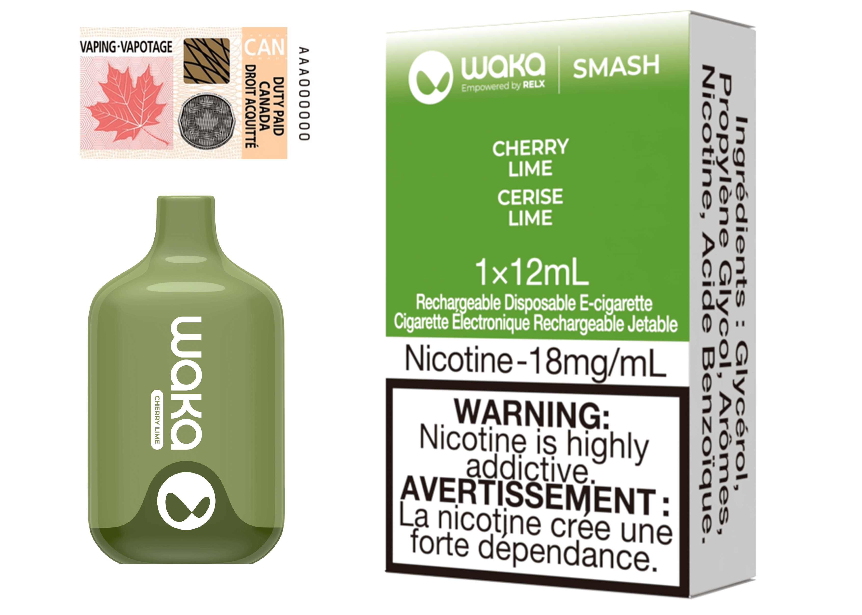 Waka Smash - Cherry Lime Waka Smash - Cherry Lime