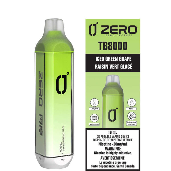 Zero Degrees TB8000 - Iced Green Grape