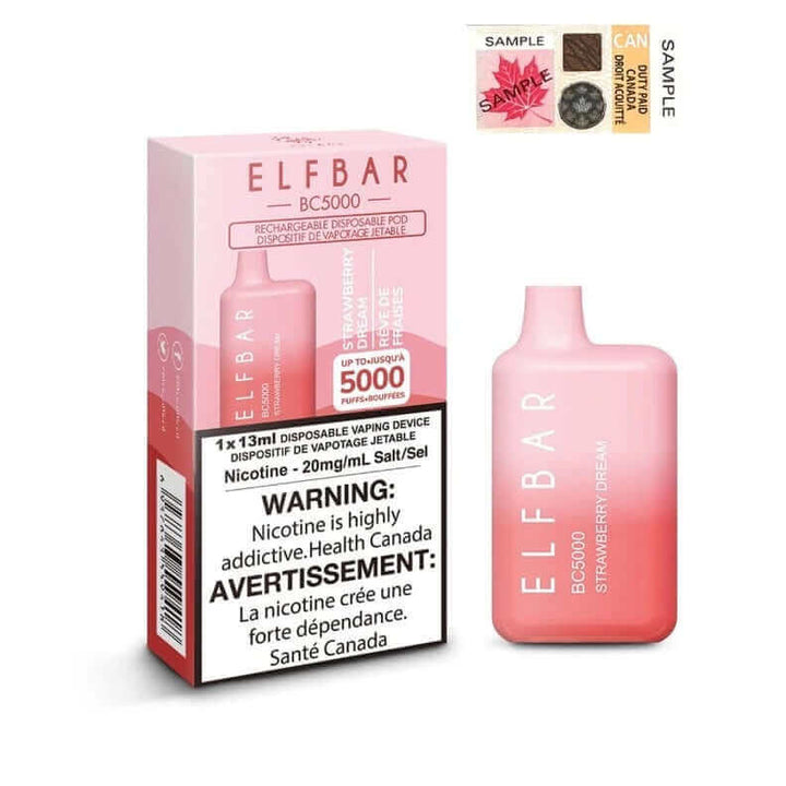 Elf Bar BC5000 - Strawberry Dream