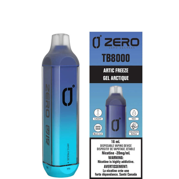Zero Degrees TB8000 - Artic Freeze