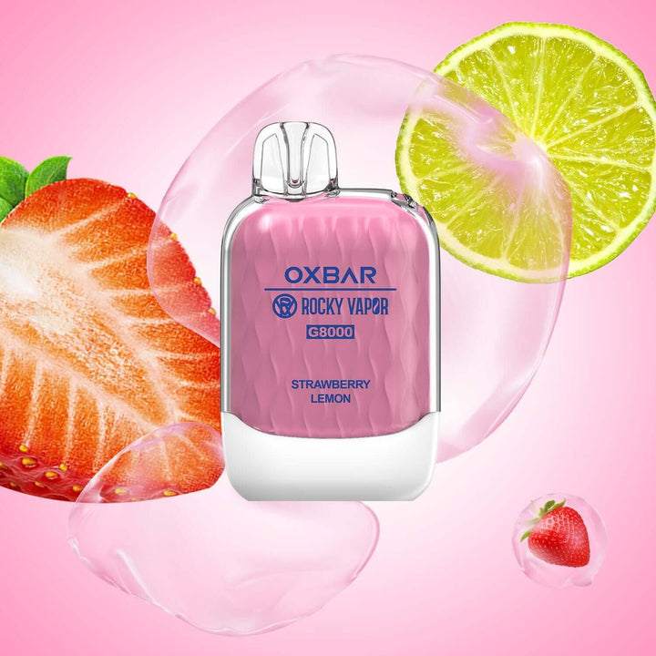 OXBar Rocky Vapor G8000 - Strawberry Lemon