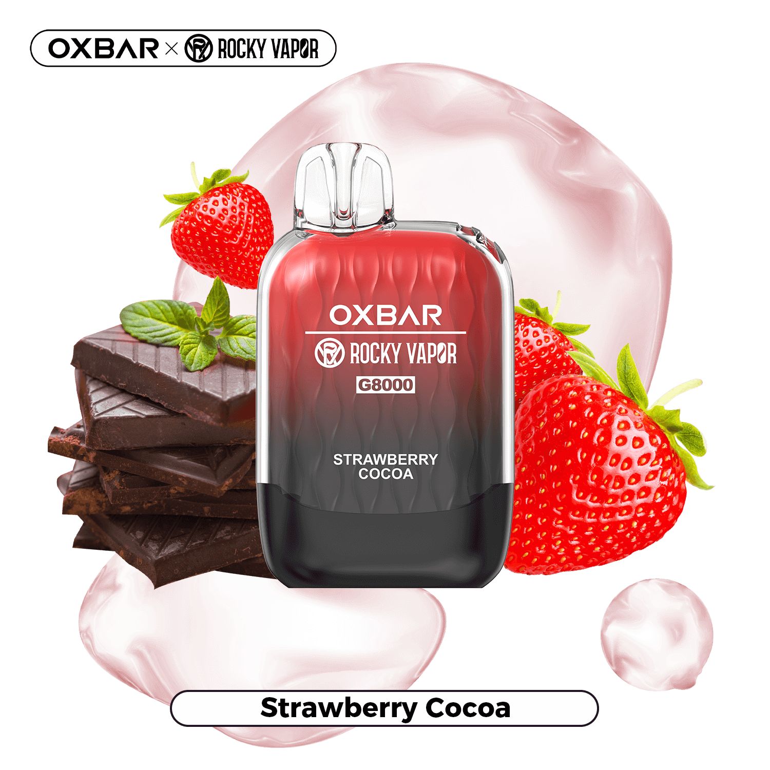 OXBar Rocky Vapor G8000 Strawberry Cocoa